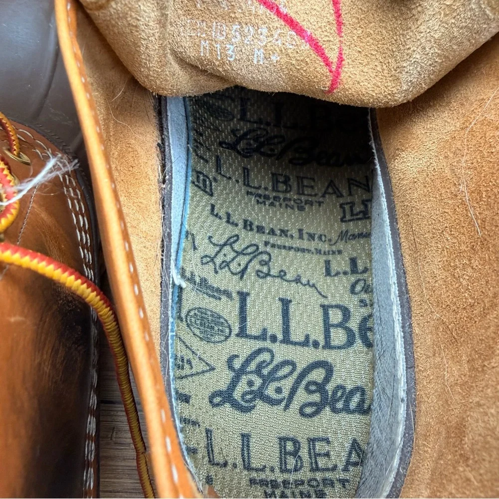LL Bean Men's size 13 Brown and Tan Duck Boots